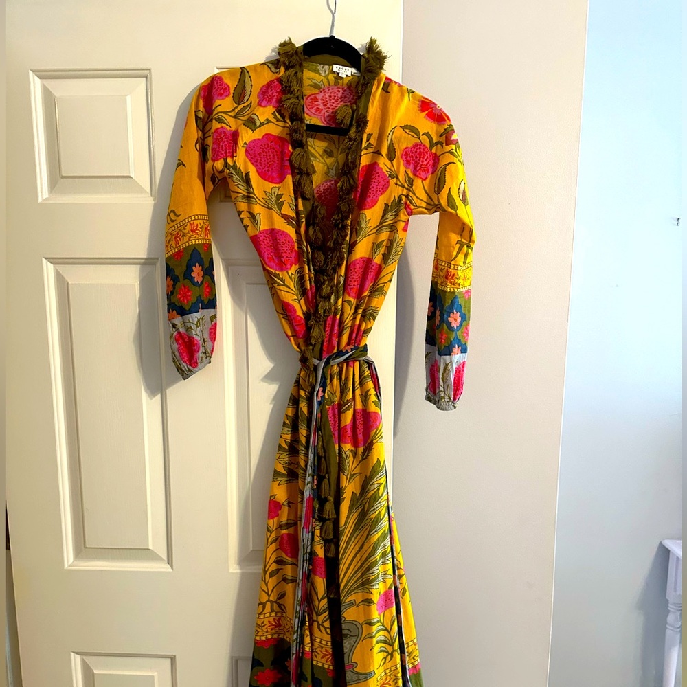 RHODE long sleeve wrap dress - Size XS